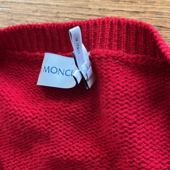 Moncler red cashmere sweater - Picture 6 of 14